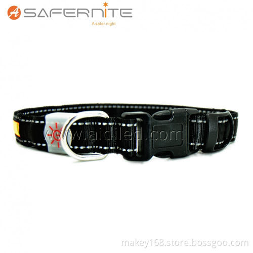 Anti-Lost Led Light-Up Nylon Dog Collar